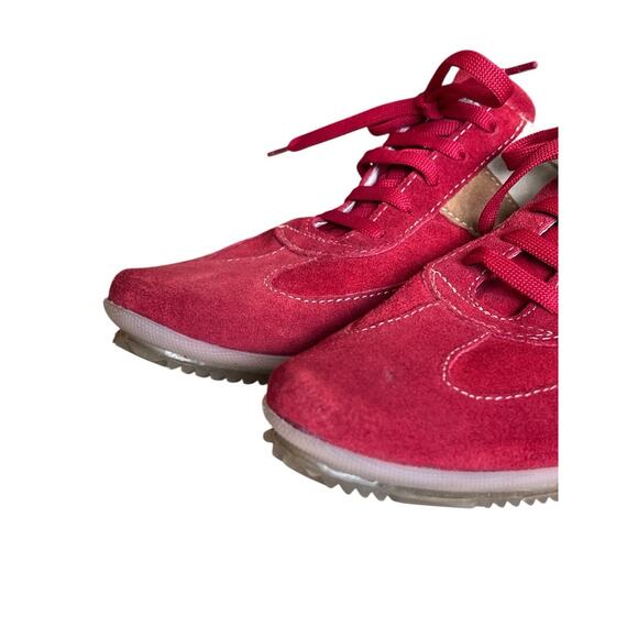 MADE IN ITALY Design Brand Suede Leather Italian Luxury Elegant Sneakers Lace 37 - Picture 2 of 16